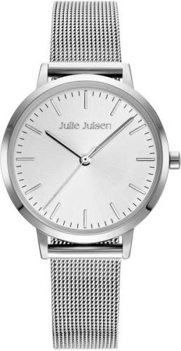 Julie Julsen Kwartshorloge Julie Julsen Basic Line Silver , JJW1027SME