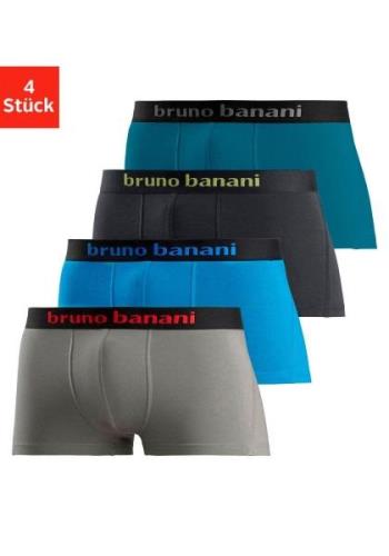 Bruno Banani Boxershort in hipster-model met logo weefband (set, 4 stu...