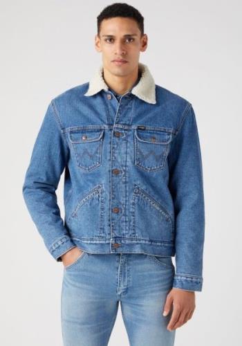 NU 20% KORTING: Wrangler Jeansjack 124MJ SHERPA