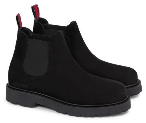 NU 20% KORTING: TOMMY JEANS Chelsea-boots TOMMY JEANS SUEDE BOOT