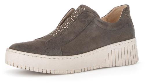 NU 20% KORTING: Gabor Slip-on sneakers met glanzende studs