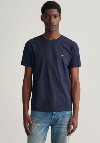 NU 20% KORTING: Gant T-shirt SLIM SHIELD SS T-SHIRT met logoborduursel...