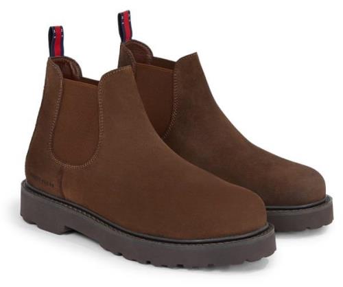 NU 20% KORTING: TOMMY JEANS Chelsea-boots TOMMY JEANS SUEDE BOOT