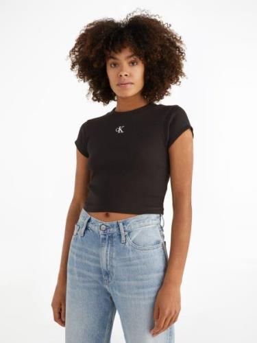 NU 20% KORTING: Calvin Klein T-shirt CK RIB BABY TEE