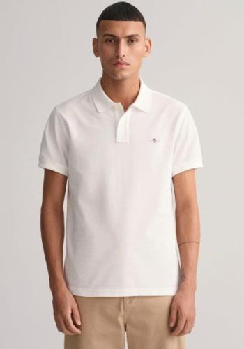 Gant Poloshirt SLIM SHIELD SS PIQUE POLO met logoborduursel op borstho...