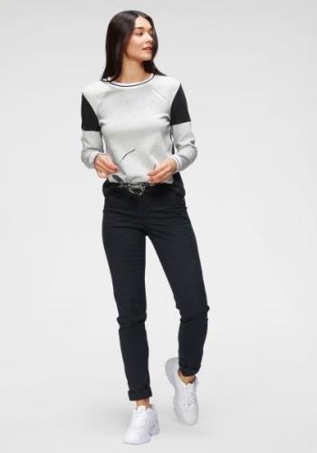 KangaROOS Sweatshirt in colourblocking-design met stippen