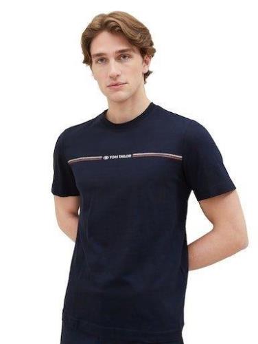 Tom Tailor T-shirt met logo-frontprint