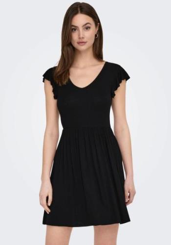 NU 20% KORTING: Only Jerseyjurk ONLBELIA S/L DRESS