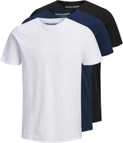 Jack & Jones Shirt met ronde hals ORGANIC BASIC TEE 3PK (set, 3-delig)