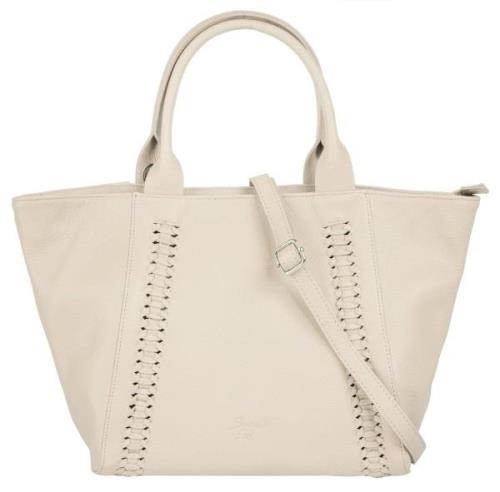 NU 20% KORTING: Samantha Look Shopper echt leer, made in italy