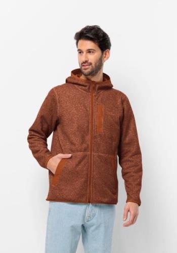 NU 20% KORTING: Jack Wolfskin Fleecejack TANNENSPUR HOODED JKT M