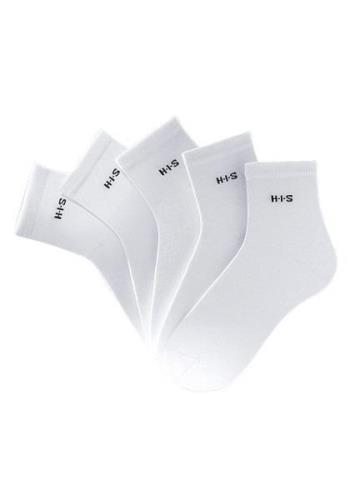 NU 20% KORTING: H.I.S Korte sokken met boord boven de enkel (set, 5 pa...