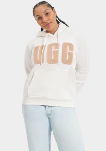 UGG Hoodie W REY UGGFLUFF LOGO HOODIE