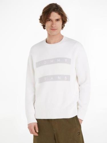 TOMMY JEANS Trui met ronde hals TJM RLX TONAL FLAG SWEATER