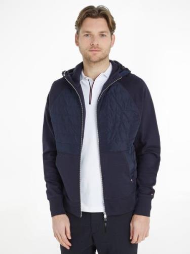 NU 20% KORTING: Tommy Hilfiger Capuchonsweatvest MIX MEDIA HOODED ZIP ...