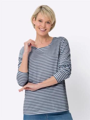 NU 20% KORTING: Classic Basics Shirt met lange mouwen Gestreept shirt ...