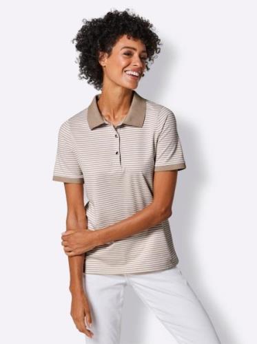 CREATION L PREMIUM Poloshirt Lyocell-katoenen shirt (1-delig)