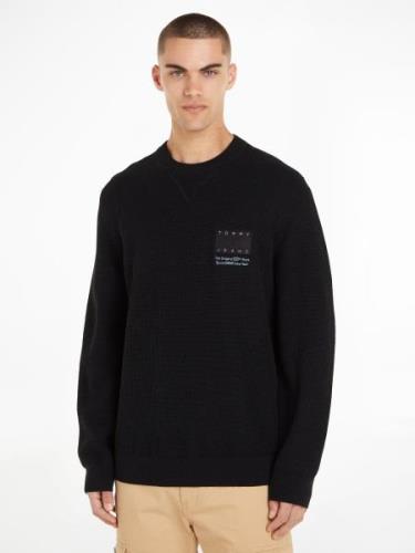 TOMMY JEANS Gebreide trui TJM REG STRCT TONAL FLAG SWEATER