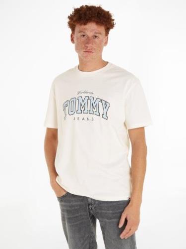 NU 20% KORTING: TOMMY JEANS T-shirt TJM REG VARSITY WW TEE EXT