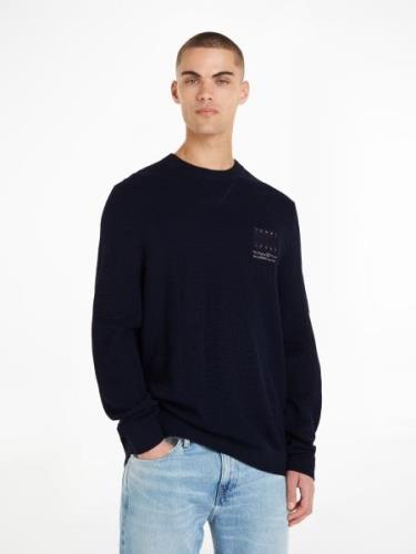 TOMMY JEANS Gebreide trui TJM REG STRCT TONAL FLAG SWEATER