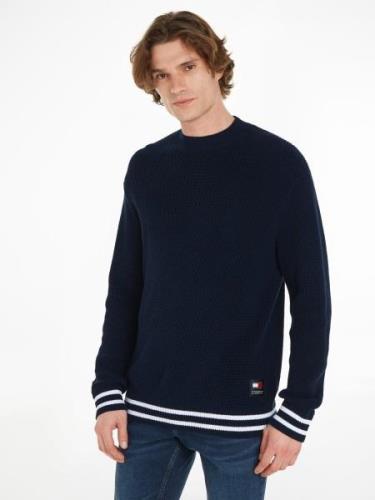 NU 20% KORTING: TOMMY JEANS Gebreide trui TJM REG CONTRAST TIPPING SWE...