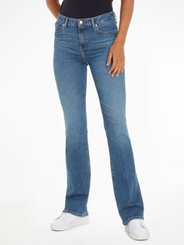 NU 20% KORTING: Tommy Hilfiger Bootcut jeans met persplooien