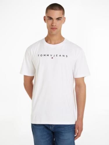 NU 20% KORTING: Tommy Jeans Plus T-shirt TJM REG LINEAR LOGO TEE EXT m...