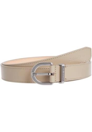 NU 20% KORTING: Calvin Klein Leren riem CK MUST METAL LOO met goudkleu...