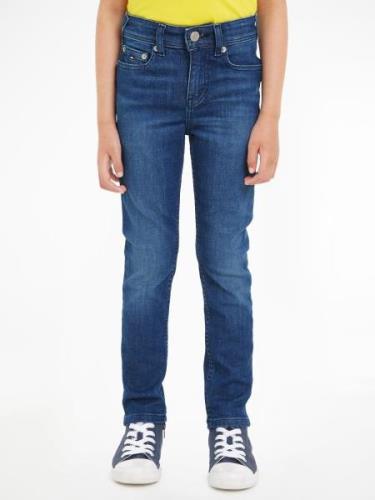NU 25% KORTING: Tommy Hilfiger Slim fit jeans SCANTON Y DARK WASH