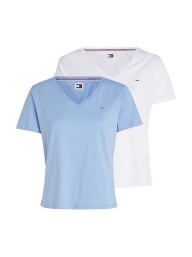 TOMMY JEANS Shirt met ronde hals TJW 2PACK SOFT JERSEY TEE met tommy j...