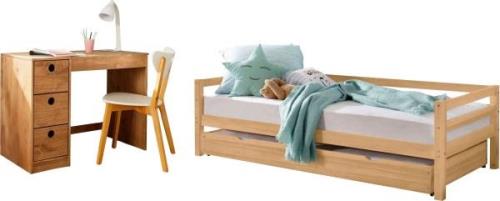 Lüttenhütt Tienerkamerset Alpi Daybed met 2e ligoppervlak en bureau me...