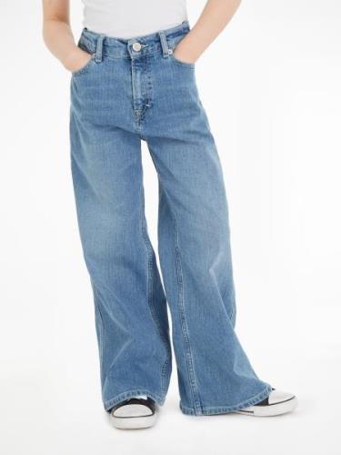 NU 20% KORTING: Tommy Hilfiger Wijde jeans MABEL MID WASH in 5-pockets...