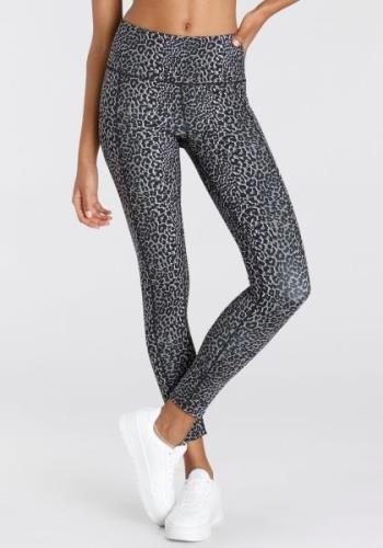 active by Lascana Functionele legging -Sportleggings in luipaard-look