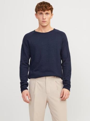 Jack & Jones Gebreide trui JJELINEN KNIT CREW NECK SN