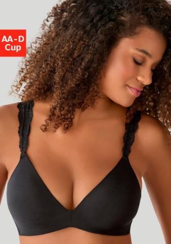 NU 20% KORTING: Lascana Push-up-bh zonder beugels met prachtige kanten...