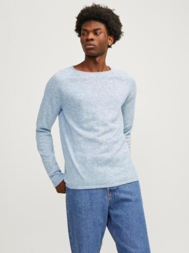 Jack & Jones Gebreide trui JJELINEN KNIT CREW NECK SN