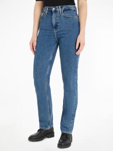 NU 20% KORTING: Calvin Klein Straight jeans HIGH RISE STRAIGHT