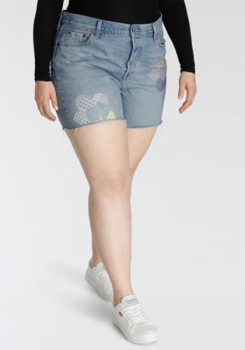 NU 20% KORTING: Levi's® Plus Jeansshort PL 501® HIGH RISE SHORT