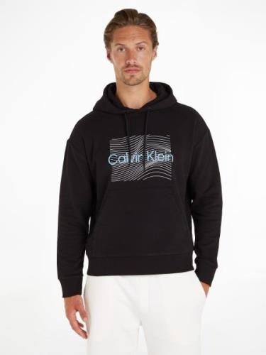 NU 20% KORTING: Calvin Klein Hoodie WAVE LINES HERO LOGO HOODIE