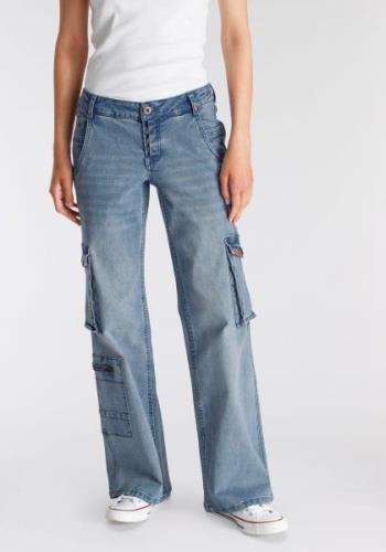 Alife & Kickin Low Rise-jeans Cargo-Jeans KyraAK