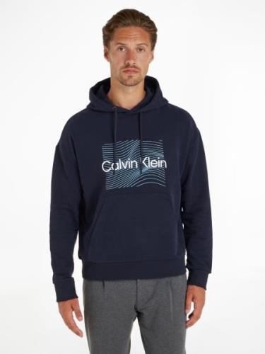 NU 20% KORTING: Calvin Klein Hoodie WAVE LINES HERO LOGO HOODIE