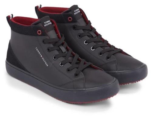 NU 20% KORTING: Tommy Hilfiger Sneakers TH HI VULC CLEAT LTH MIX