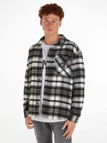 TOMMY JEANS Fleecehemd TJM FLEECE LINED CHECK SHIRT EXT