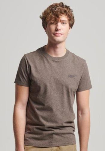 Superdry Shirt met ronde hals Organic Cotton Essential Logo T-Shirt