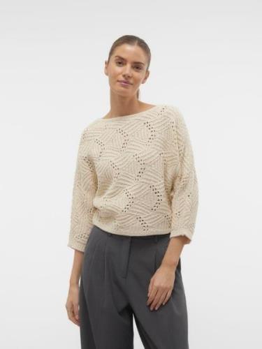 NU 20% KORTING: Vero Moda Gebreide trui VMGIGI 3/4 BOATNECK PULLOVER N...