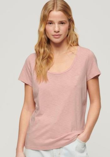 Superdry Shirt met korte mouwen SCOOP NECK TEE