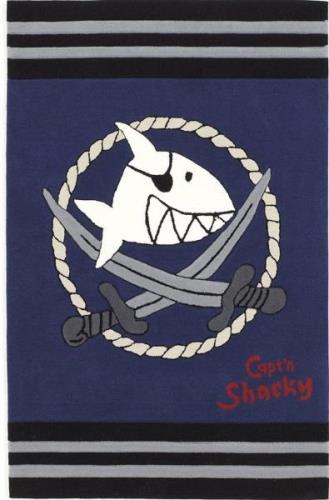 Capt`n Sharky Kindervloerkleed SH-2937-01 met de hand gesneden reliëfp...