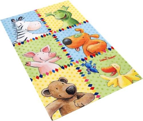 Die Lieben Sieben Kindervloerkleed LS-213 Stofprint, patchworkdesign, ...