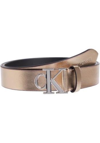 Calvin Klein Synthetische riem ROUND MONO PL LTHR BELT 30MM FR