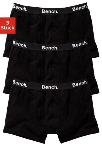 NU 20% KORTING: Bench. Boxershort met logo-weefband (set, 3 stuks)